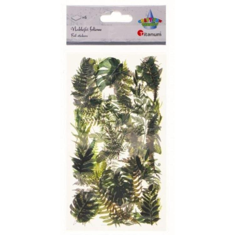 Naklejki foliowe 6 plansz liście