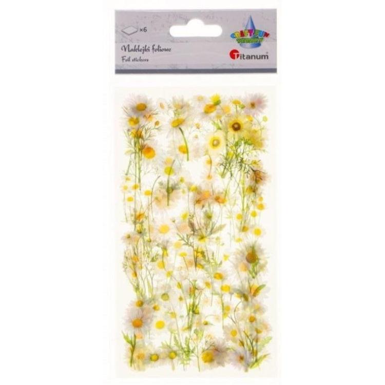 Naklejki foliowe stokrotki 6 plansz