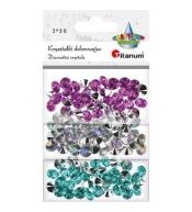 Kryształki dekoracyjne cyrkonie 3 kolory