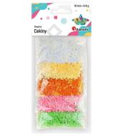 Cekiny 10mm gładkie kwiaty 5 kolorów