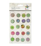 Dekoracje samoprzylepne 3D zalane akrylem 20szt