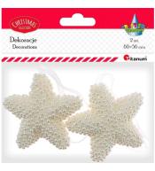 Zawieszki gwiazdki 60x56mm 2szt