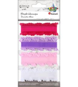 Wstążki satynowe 26mm x1m 4 kolory