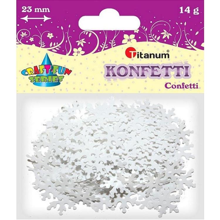 Konfetti płatki śniegu 14g