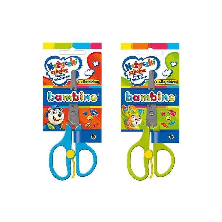 Nożyczki szkolne z odbojnikiem BAMBINO