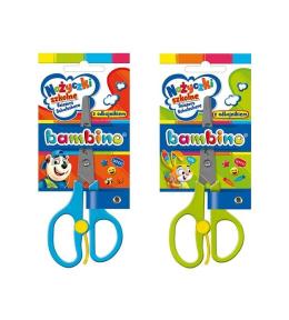 Nożyczki szkolne z odbojnikiem BAMBINO