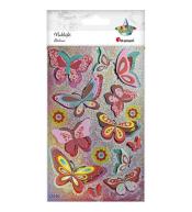 Naklejki foliowo-papierowe 3D motyle 15szt.