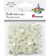 Koraliki perełki plastikowe róże 10mm 20g