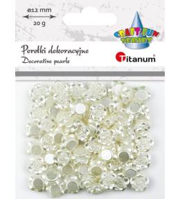 Koraliki perełki plastikowe róże 10mm 20g