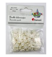 Koraliki perełki plastikowe kwiatki 14x11mm