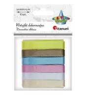 Wstążki satynowe 10mm/2m 6 kolorów