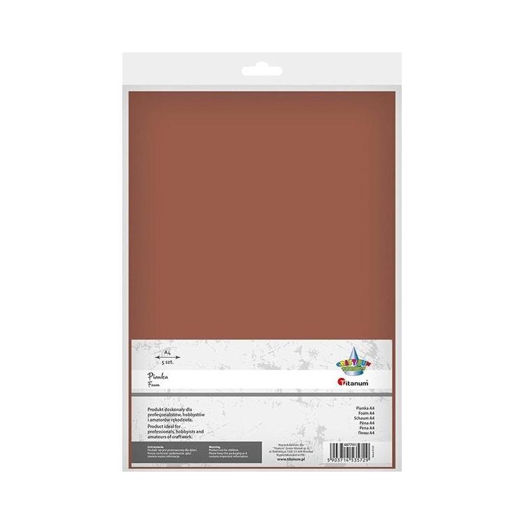 Pianka A4 5szt. brązowa