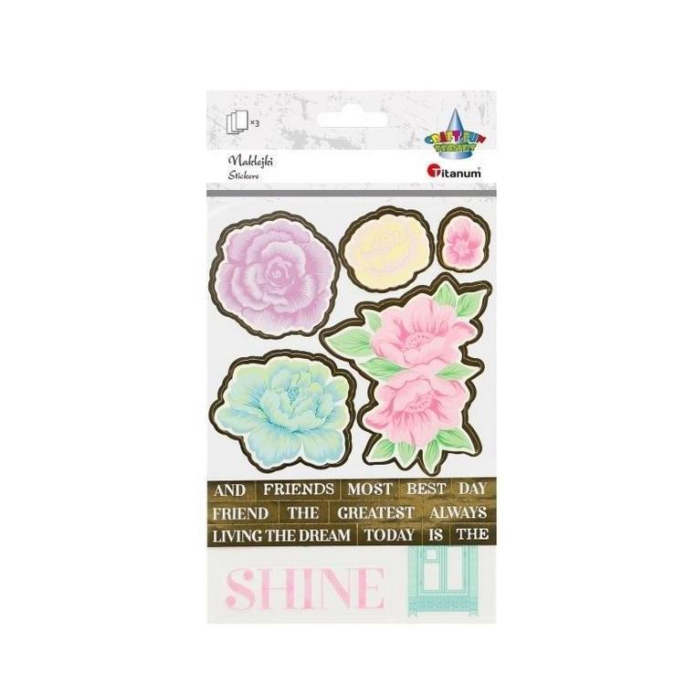 Naklejki zestaw 3 plansz mix