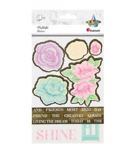 Naklejki zestaw 3 plansz mix