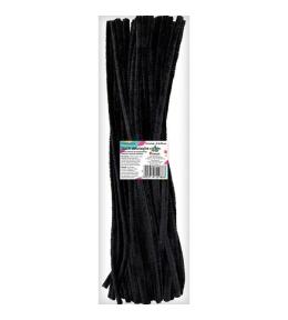 Druciki dekoracyjne 0,6x30cm czarne 50szt