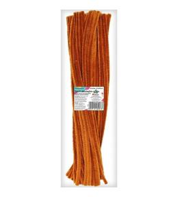 Druciki dekoracyjne 0,6x30cm średniobrązowe 50szt