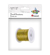 Drucik florystyczny 0,3mm 20m złoty