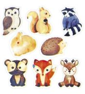 Naklejki papierowe na taśmie Zwierzęta 500szt