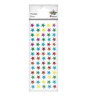 Naklejki foliowe gwiazdki 10x10 70szt.