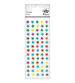 Naklejki foliowe gwiazdki 10x10 70szt.