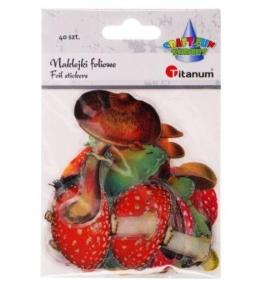 Naklejki foliowe grzyby 40szt