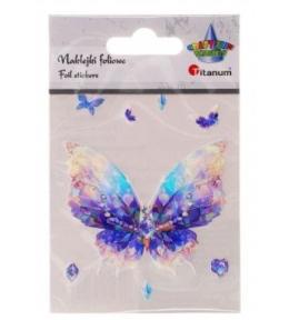 Naklejki foliowe motyl 70x60mm 8szt
