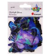 Naklejki foliowe motyle 40szt