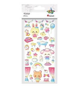 Naklejki wypukłe dla dziewczynki 38szt