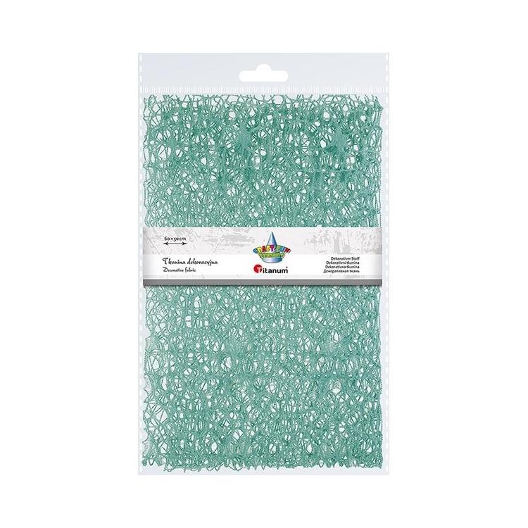 Tkanina dekoracyjna zielona 60x50cm