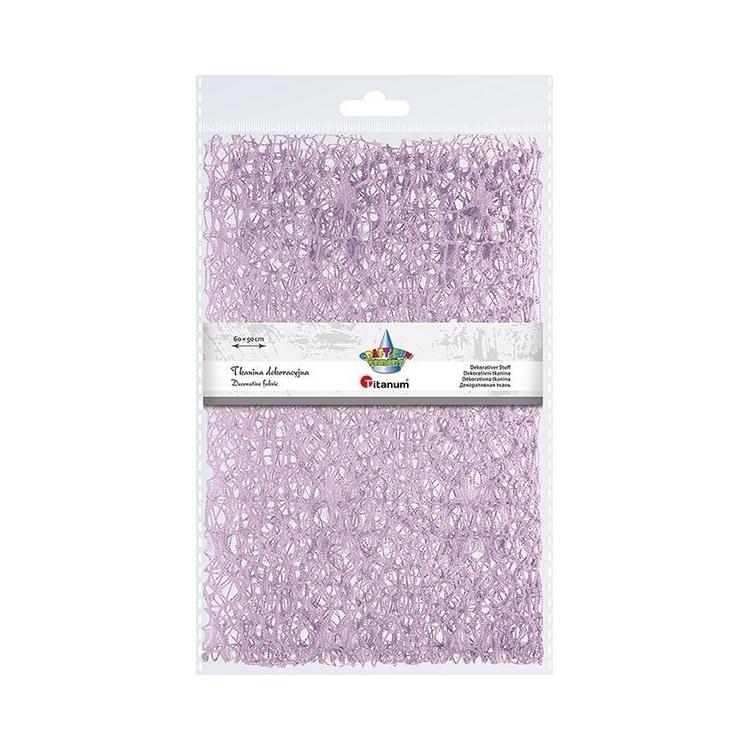Tkanina dekoracyjna liliowa 60x50cm