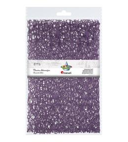 Tkanina dekoracyjna fioletowa 60x50cm