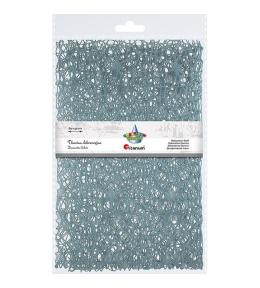 Tkanina dekoracyjna niebieska dymna 60x50cm