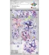 Naklejki foliowe 4 plansze motyle, kwiaty