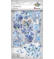 Naklejki foliowe 4 plansze motyle, kwiaty