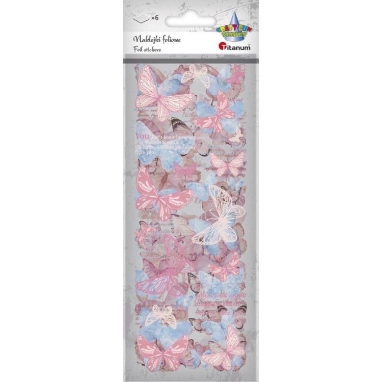 Naklejki foliowe 6 plansz motyle