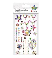 Kryształki samoprzylepne pastel mix