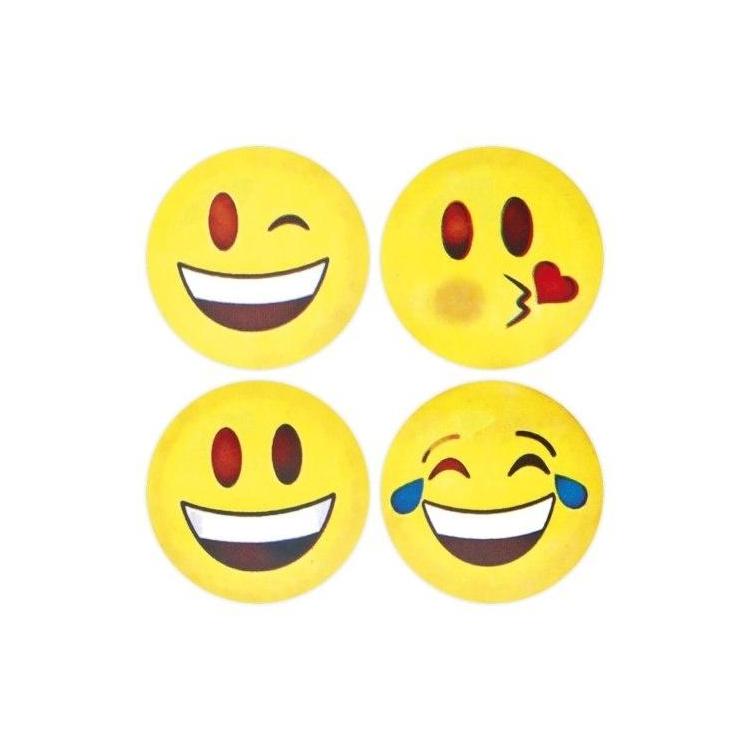 Naklejki papierowe na taśmie Emotikony 500szt