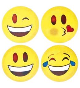 Naklejki papierowe na taśmie Emotikony 500szt