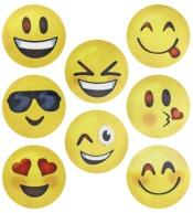 Naklejki papierowe na taśmie Emotikony 500szt