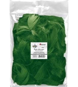 Piórka puch 16g ciemnozielone