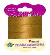 Wstążka metalizowana 15mm x 4m złota