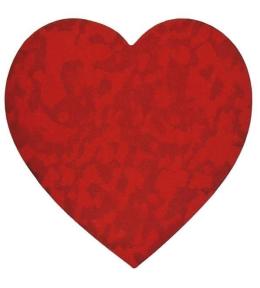 Naklejki papierowe na taśmie Serce 500szt