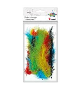Piórka puch 11,8-15 cm mix 20szt