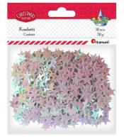 Konfetti gwiazdki 30g bladoróżowe