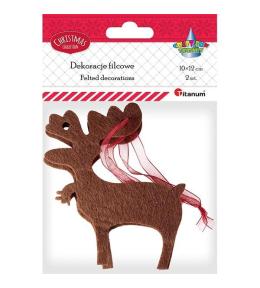 Filcowe zawieszki renifery 2szt