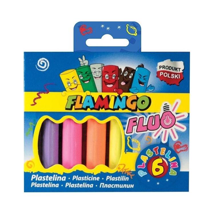 Plastelina Flamingo 6 kolorów