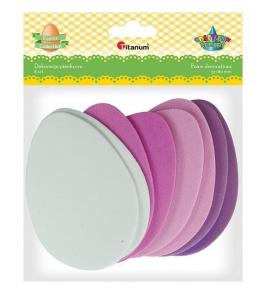 Piankowe Jaja 57x80 mm mix kolorów 8szt