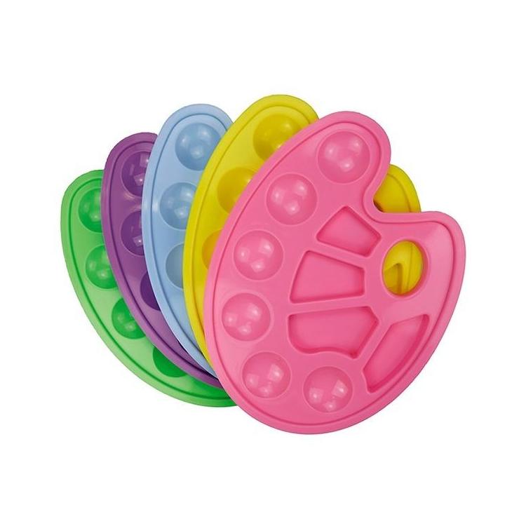 Paletka malarska 17x23cm 10 wgłębień mix