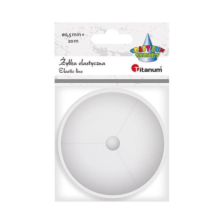 Żyłka silikonowa elastyczna 0,5mm 20m
