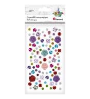 Kryształki samoprzylepne 99szt mix